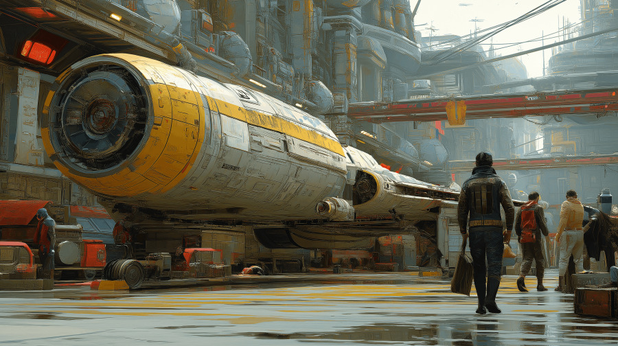 Starship Hangar puzzle preview